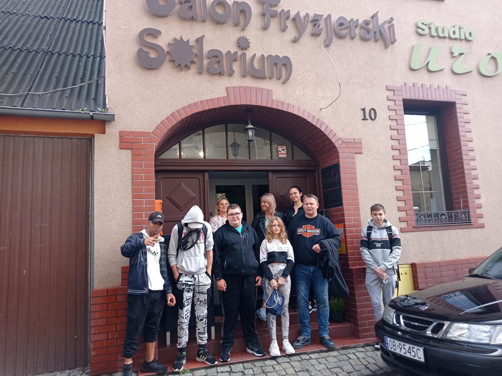 Wycieczka zawodowa - zakład fryzjerski